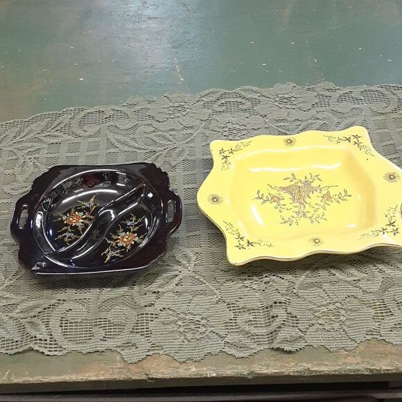 Bundle of 2 Japanese hand painted pieces - Picture 1 of 11